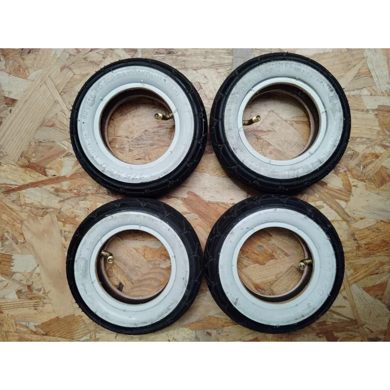 OCCASIES witwandige banden x4 + binnenband x4 - Evolve Skateboards