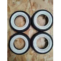 USATO pneumatici bianchi x4 + camera d'aria x4