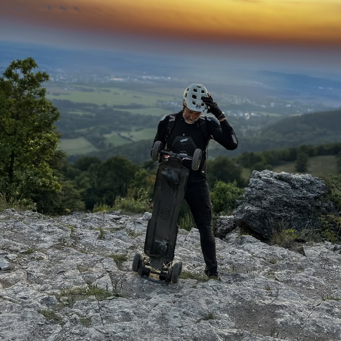 test evolve fusion skateboard électrique 